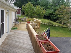The front deck extension